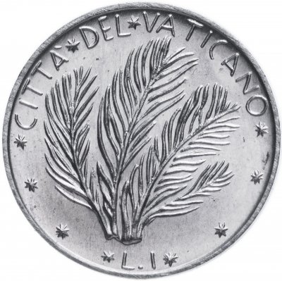 купить Ватикан 1 лира (lira) 1970-1977