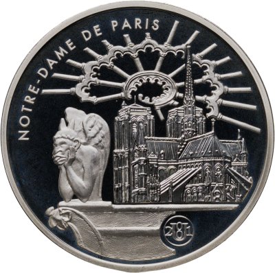 купить Франция 10 франков 2001 «Монументы Франции - Нотр-Дам-де-Пари»