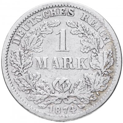 купить Германия 1 рейх марка 1874 "F"