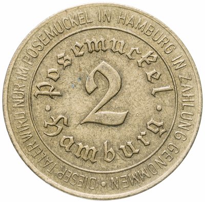 купить Германия (ФРГ), жетон 2 посемукеля / талера 1978