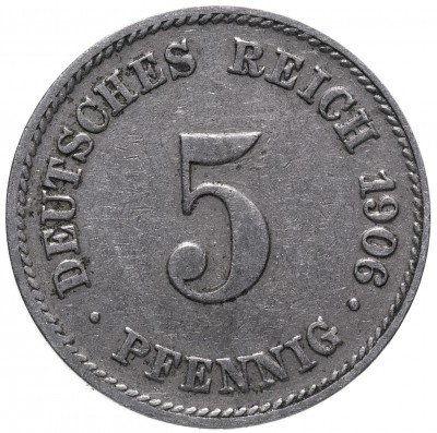 купить Германия 5 рейх пфеннигов 1915 "J"
