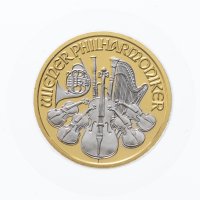 Купить Австрия 10 евро 2008 "Wall Street Investment - Филармоника", в футляре с сертификатом и почтовой маркой