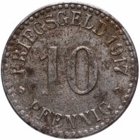 купить Германия (Кассель) нотгельд 10 пфеннигов 1917