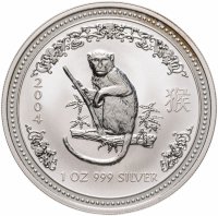 купить Австралия 1 доллар 2004 «Восточный календарь-год Обезьяны»