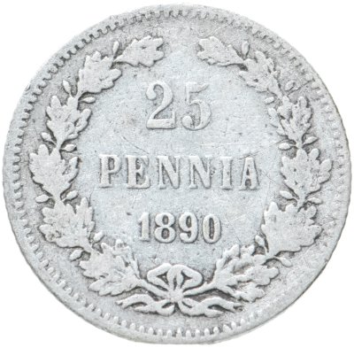 купить 25 пенни (pennia) 1890 L