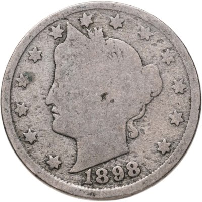 купить США 5 центов (cents) 1898 Liberty Nickel