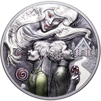 купить Палау 10 долларов 2021 "Гензель и Гретель", в футляре с сертификатом