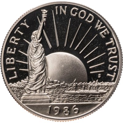 купить США 50 центов 1986 S Proof "100 лет Статуе Свободы"