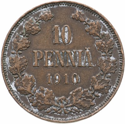 купить 10 пенни (pennia) 1910