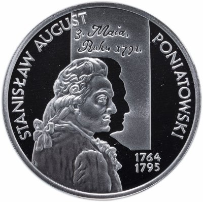 купить Польша 10 злотых 2005 "Польские Короли: Станислав II Август Понятовский (1764-1795) большой портрет"