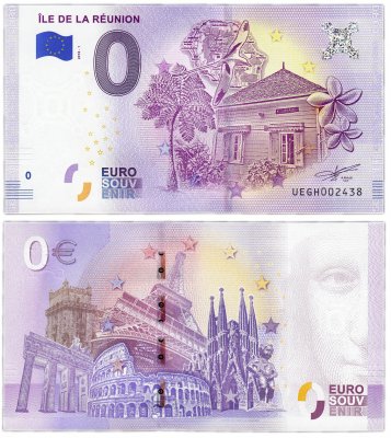 купить 0 евро (euro) "Реюньон" 2018 1-серия (UE GY-1)