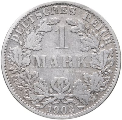 купить Германия 1 марка (mark) 1903 A знак монетного двора: "A" - Берлин