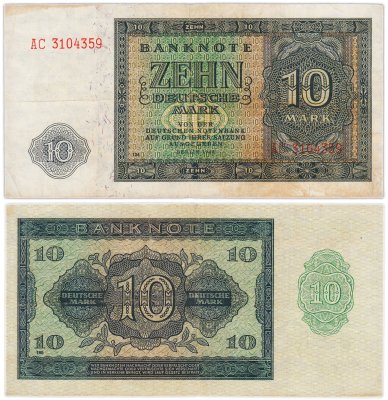 купить Германия (ГДР) 10 марок 1948