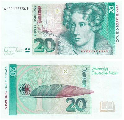 купить Германия 20 марок 1993 (Pick 39b)