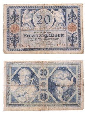 купить Германия 20 марок 1915
