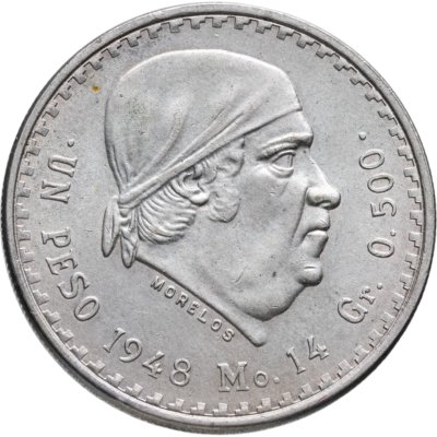 купить Мексика 1 песо (peso) 1948
