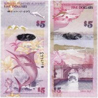 купить Бермудские острова 5 долларов 2009 (Pick 58a)