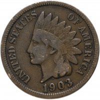 Купить США 1 цент (cent) 1903 Indian Head Cent