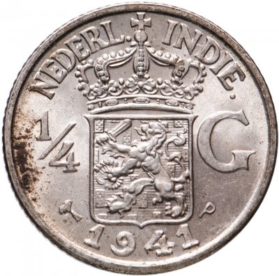 купить Голландская Ост-Индия 1/4 гульдена (gulden) 1941 P