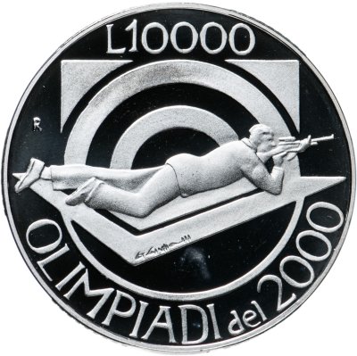 купить Сан-Марино 10000 лир (lire) 1999 XXVII летние Олимпийские Игры, Сидней 2000