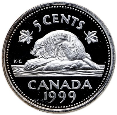 купить Канада 5 центов (cents) 1999 Proof