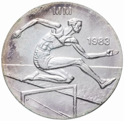 купить Финляндия 50 марок 1983 "Чемпионат мира по лёгкой атлетике 1983 года в Хельсинки"