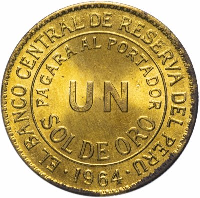 купить Перу 1 соль (sol) 1964
