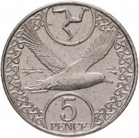 купить Остров Мэн 5 пенсов (pence) 2017