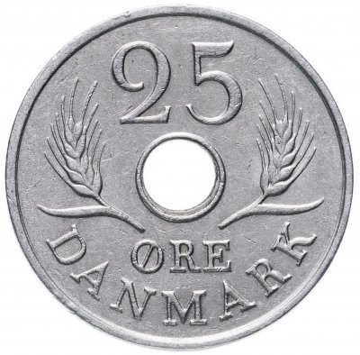 купить Дания 25 эре 1967