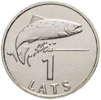 Купить Латвия 1 лат (lats) 2007-2008