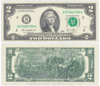 купить США 2 доллара 2013 (Pick 538) B-Нью Йорк "FW" (Fort Worth)