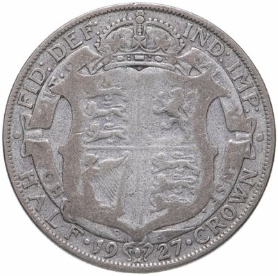 купить Великобритания 1/2 кроны (crown) 1927