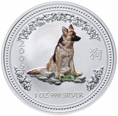 купить Австралия 1 доллар (dollar) 2006 "Китайский календарь - Год собаки"