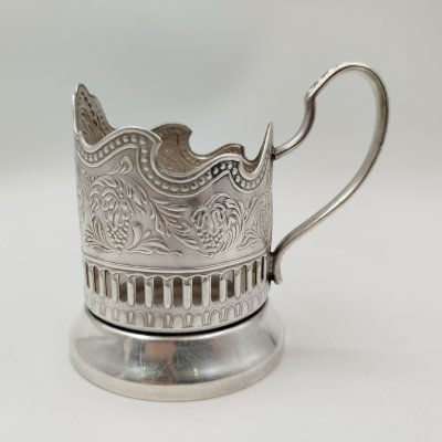 купить Подстаканник "Советский космос", мНЦ (медь-никель-цинк), Кольчугинский завод цветных металлов, СССР, 1960-1980 гг.