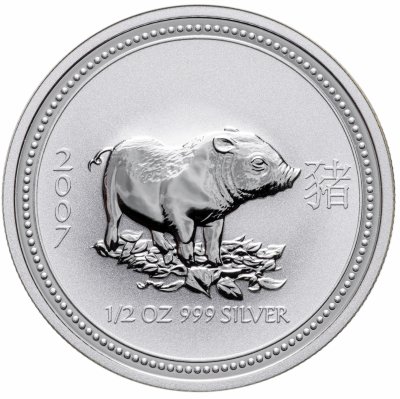 купить Австралия 50 центов (cents) 2007 UNC "Год свиньи"