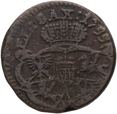 купить Речь Посполитая, король Август III Саксонец, грош (3 шиллинга) 1755 г.
