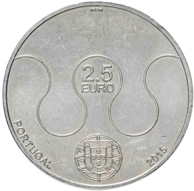 купить Португалия 2,5 евро (euro) 2015 Команда Португалии на Олимпийских играх 2016
