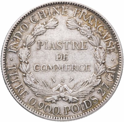 купить Французский Индокитай 1 пиастр (piastre) 1925