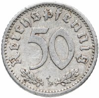 купить Германия (Третий рейх) 50 рейхспфеннигов (reichspfennig) 1935 F