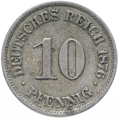 купить Германия 10 пфеннигов 1876 (A)