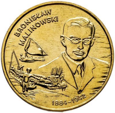 купить Польша 2 злотых (zlote) 2002 Польские путешественники - Бронислав Малиновский (1884-1942)
