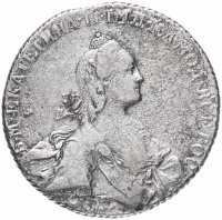 Купить 1 рубль 1766 СПБ-TI-АШ