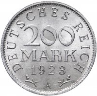 купить Германия 200 марок 1923 A