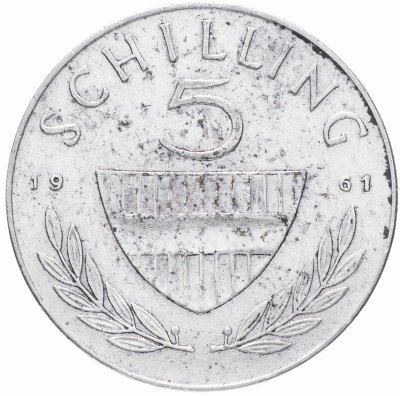 купить Австрия 5 шиллингов 1961
