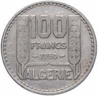 Купить Алжир 100 франков 1950 (Французская колония)