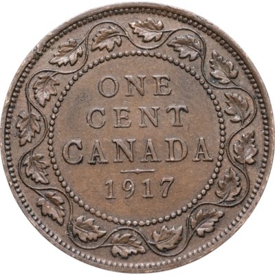 купить Канада 1 цент (cent) 1917