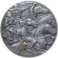 купить Камерун 3000 франков 2019 "4 всадника апокалипсиса" в футляре, с сертификатом