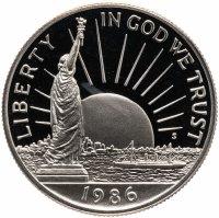 купить США 50 центов 1986 Proof "100 лет Статуе Свободы"