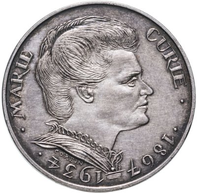 купить Франция 100 франков (francs) 1984 "50 лет со дня смерти Марии Кюри"
