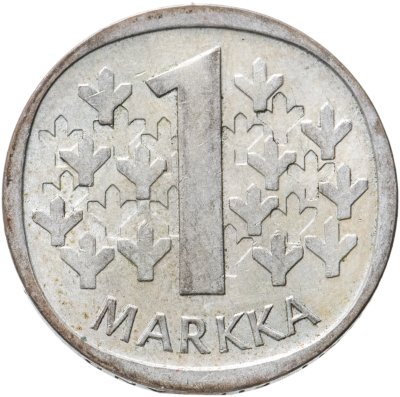 купить Финляндия 1 марка (markka) 1966 S